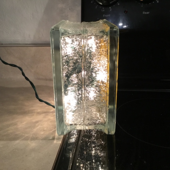 New, Sunflower Hand painted Stained Glass Light up block - Picture 3 of 4